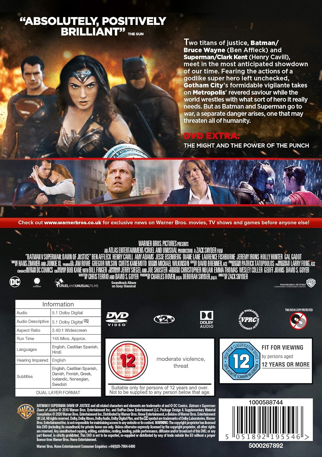 Batman v Superman: Dawn of Justice [DVD]