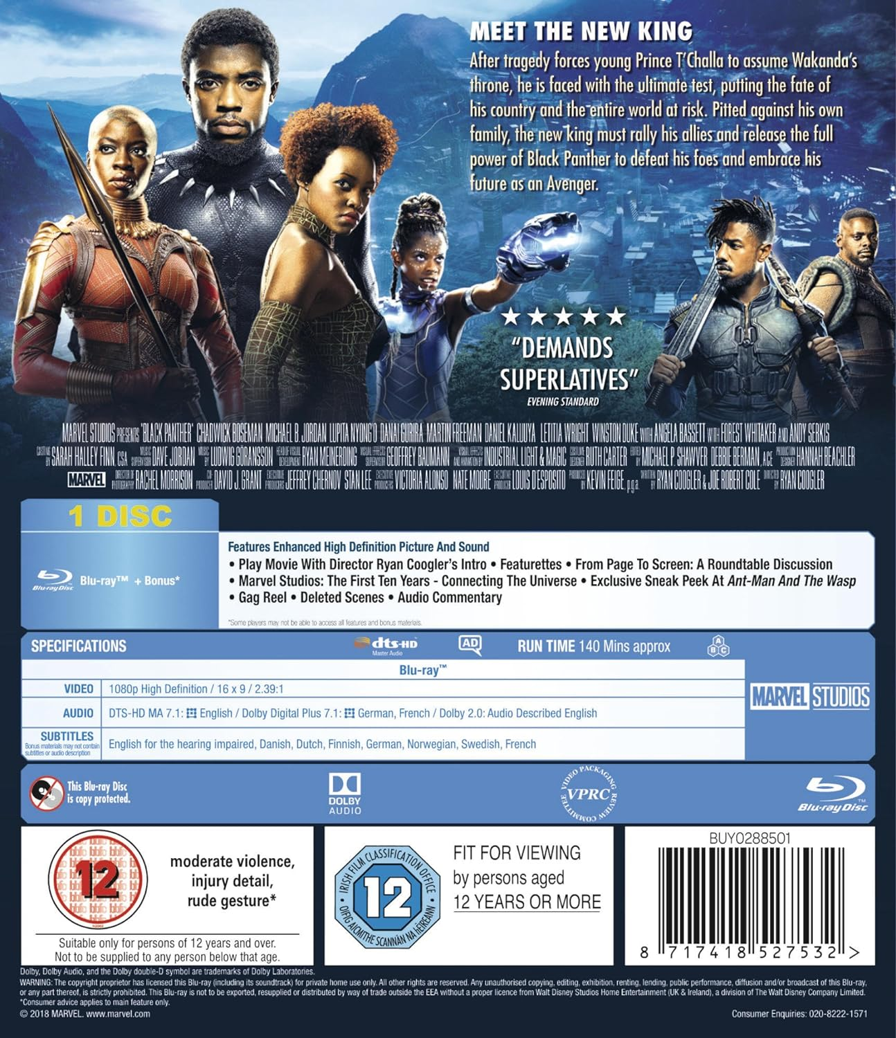 Black Panther [Blu-Ray]