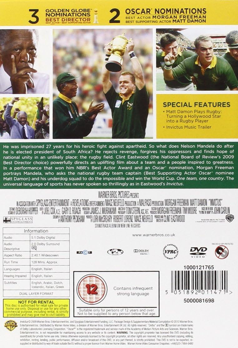 Invictus [DVD]