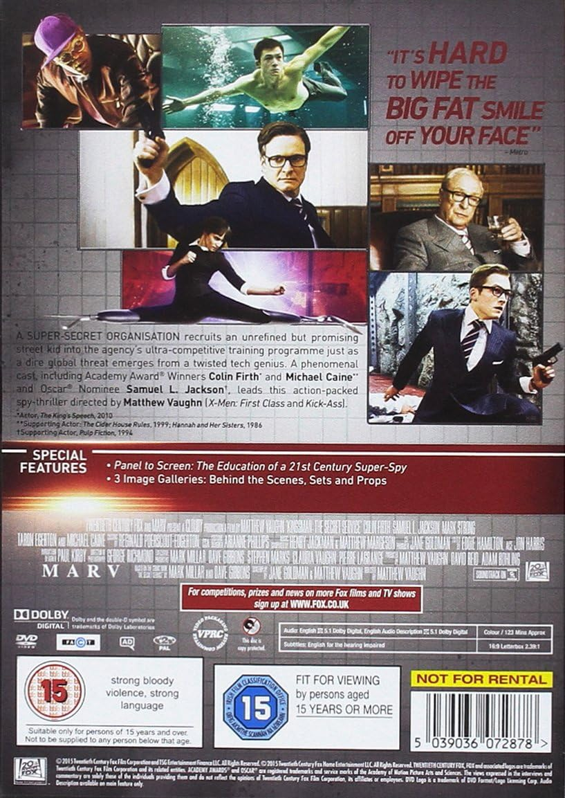 Kingsman: The Secret Service [DVD]