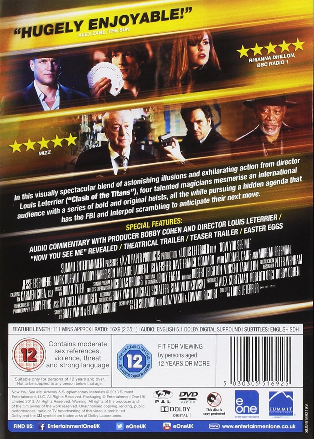 Now You See Me [DVD]