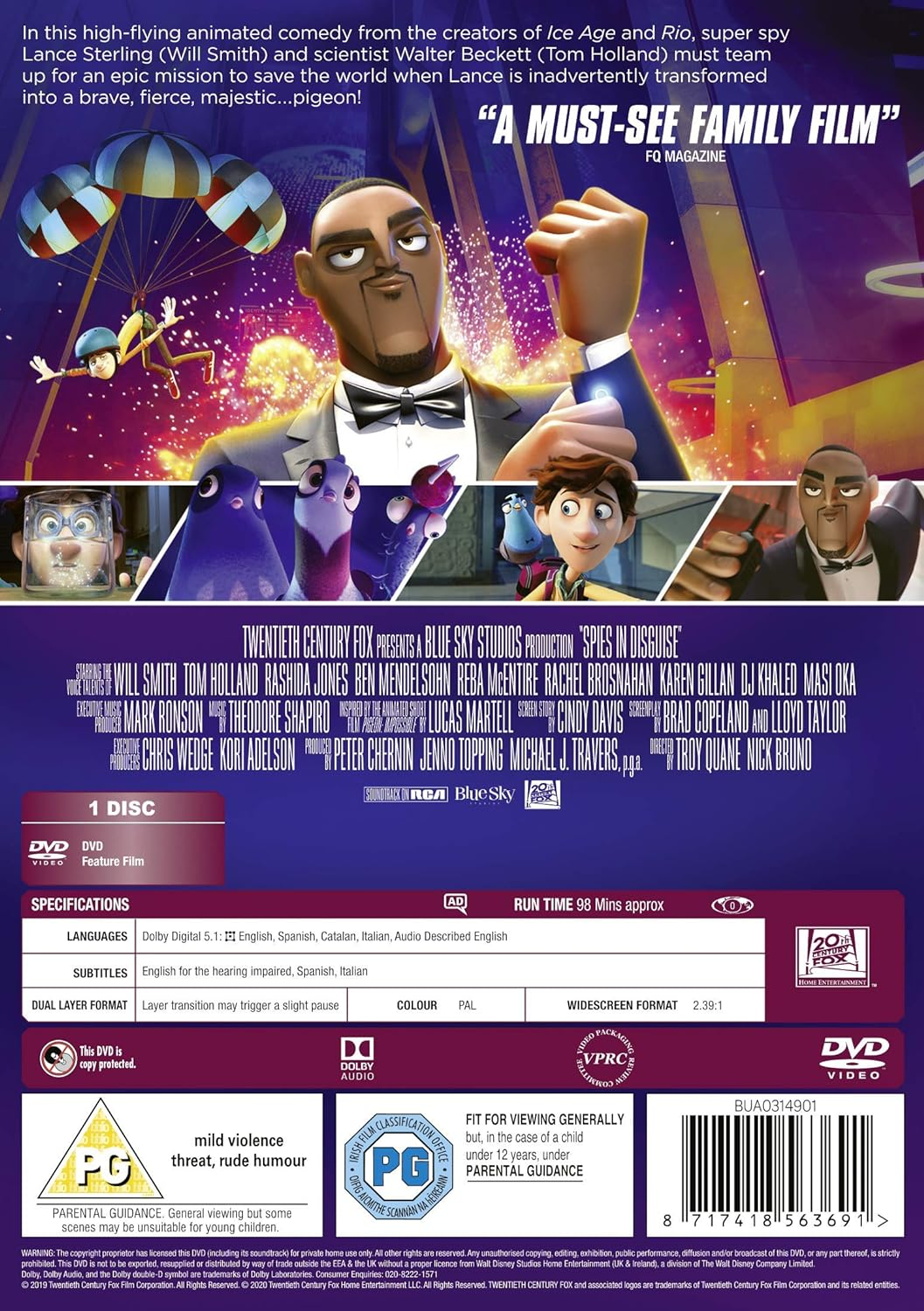 Spies in Disguise [DVD]