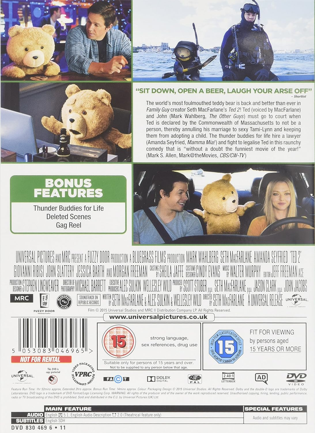 Ted 2 (Extended Edition) [DVD]