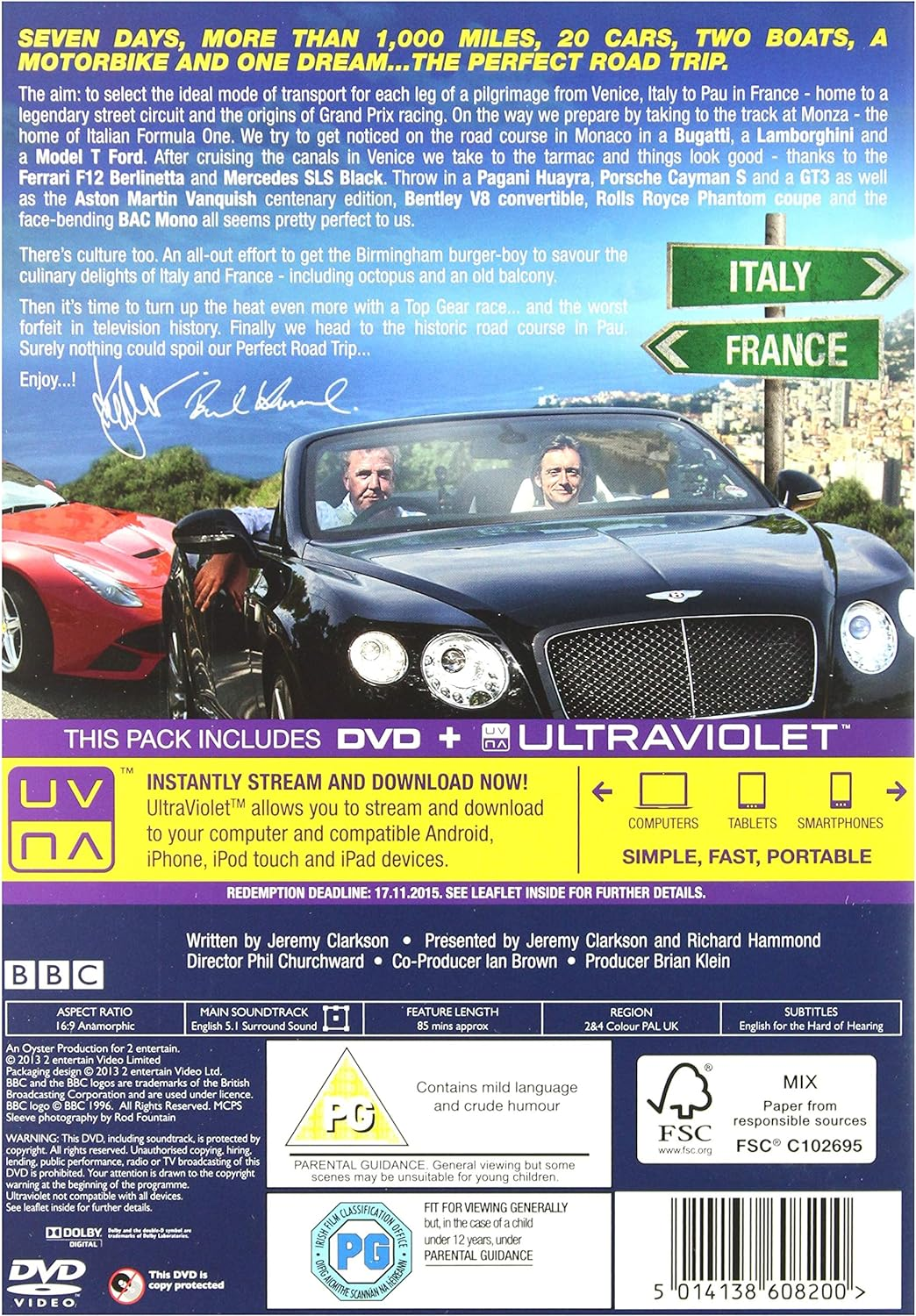 Top Gear - The Perfect Road Trip [DVD]