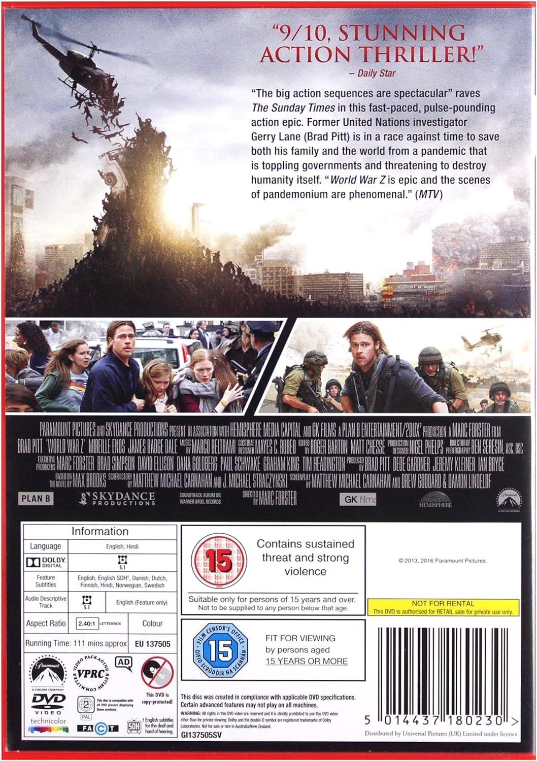 World War Z [DVD]